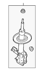 E4C031VK0PNW - Suspension: Value Advantageâ„¢ STRUT KIT FT LH for Nissan: Rogue, Rogue Select Image