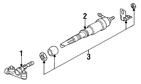 Washer Components for 1996 Audi A6 Quattro #0