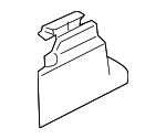 6977A184XA - Body: Seat Track Cover for Mitsubishi Image