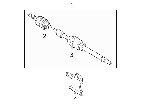 Drive Axles for 2009 Nissan Altima #0