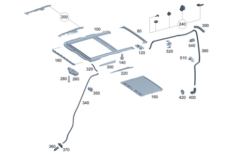 Sliding/Tilting Roof for 2025 Mercedes-Benz G580 #0