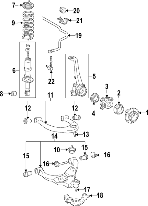 Front Suspension for 2006 Toyota Tacoma #0