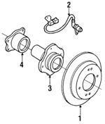 43210AA100 - : Rear Wheel Bearing for Nissan Image