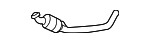 1644905314 - Exhaust: Converter &amp; Pipe for Mercedes-Benz Image