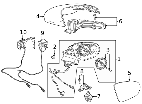 Mirrors for 2020 Mercedes-Benz CLA35 AMG #0