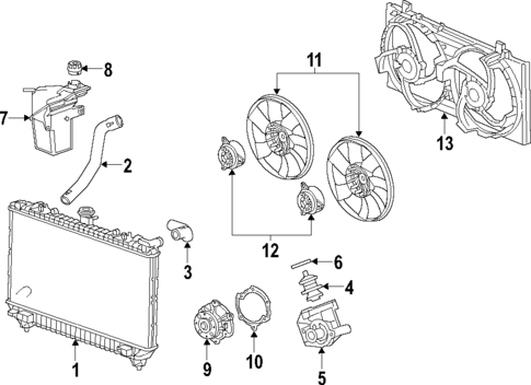 Cooling System for 2019 Chevrolet Silverado 1500 #35