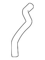 1370A702 - : Water Hose for Mitsubishi: Outlander PHEV Image