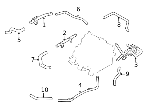 Inverter Cooling Components for 2022 Mitsubishi Outlander PHEV #2