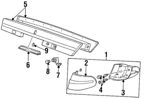 Bulbs - Chassis for 1996 Lincoln Continental #0