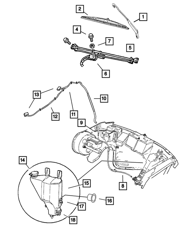 55076910AA - : Wiper Blade for Mopar Image