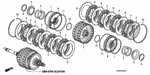22537RPC003 - Transmission - Automatic: SPRING, CLUTCH WAVE for Honda Image