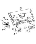 6513074AA - Transmission: Round Washer Head Tapping Screw for Jeep: Compass, Grand Cherokee, Grand Cherokee L Image