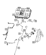 68528037AD - Electrical: Battery Wiring for Chrysler: Pacifica, Voyager Image