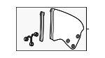 2326705400 - Body: Quarter Glass for Mercedes-Benz Image