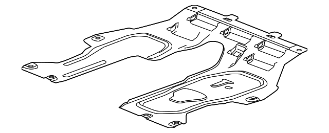 2015-2016 Chevrolet Trax Underbody Front Air Deflector 42371767 ...