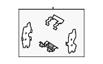 D10806TA0B - Brakes: Hardware Kit for Nissan Image