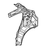 71602B0500 - Body: Inner Quarter Panel for Kia: Forte5 Image