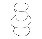 90505SM4003 - Body: Rocker Molding Clip for Honda: Accord, Odyssey, Prelude Image