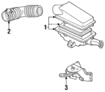 25097450 - Engine: Air Cleaner Assembly for Buick: Regal | Chevrolet: Lumina | Oldsmobile: Cutlass Supreme | Pontiac: Grand Prix Image