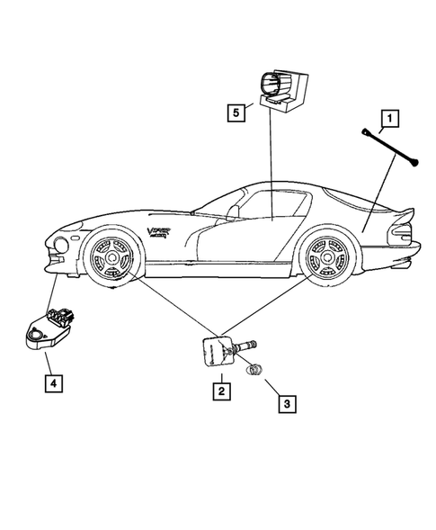 Sensors for 2010 Dodge Viper #1