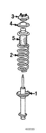 MB110936 - : Coil Spring for Mitsubishi Image