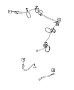 68602043AA - Electrical: Ground Strap for Mopar Image