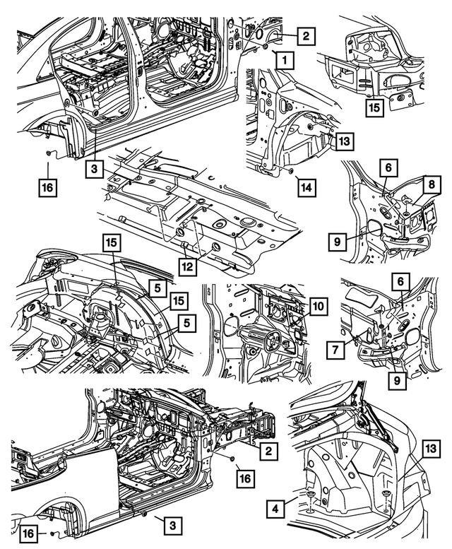 « 4696466AB – Body Sheet Metal Except Doors : Porte Bouchon pour Mopar Image »