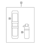 55352852AA - Wheels: Tool Set for Chrysler: 200, 300, Pacifica, PT Cruiser, Sebring, Town &amp; Country, Voyager | Dodge: Avenger, Caliber, Challenger, Charger, Dakota, Dart, Durango, Grand Caravan, Journey, Magnum, Neon, Nitro, Ram 1500, Ram 2500, Ram 3500, Stratus, Viper | Jeep: Cherokee, Commander, Compass, Gladiator, Grand Cherokee, Grand Cherokee L, Liberty, Patriot, Wrangler, Wrangler JK | Ram: 1500, 1500 Classic, 2500, 3500, C/V, Dakota Image