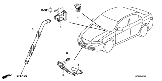 A/C Sensor for 2008 Acura TSX #0