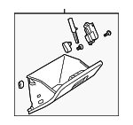 7341050J10R8H - : Glove Box Assembly for Suzuki Image