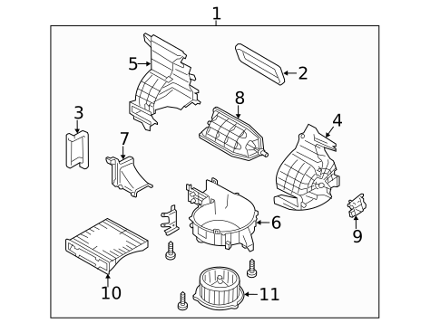 Blower Motor & Fan for 2017 Subaru WRX STI #0