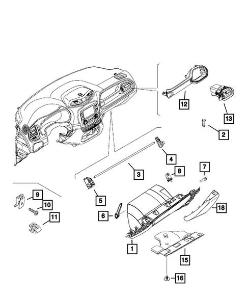 Instrument Panel for 2023 Jeep Renegade #1