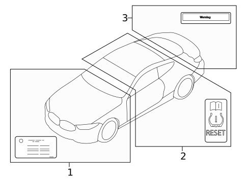 Information Labels for 2020 BMW 540i #0