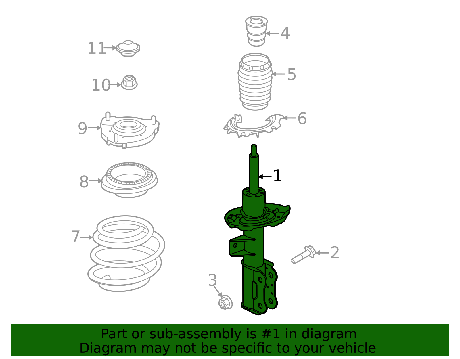 2025 Kia Carnival Strut 54650-ES100 | OEM Parts Online