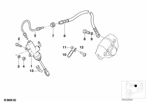 Brake Master Cylinder for 1997 BMW-Motorrad R 1100 RT #0