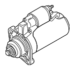 2E911023L - : Starter for Audi: A3, A3 Quattro, TT, TT Quattro Image