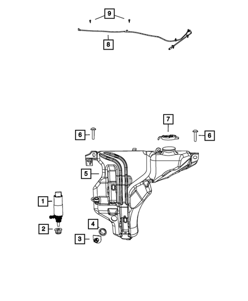 Wiper and Washer System for 2012 Dodge Charger #1