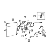 68140653AE - Air Conditioners and Heaters: A/c Suction Line for Mopar Image