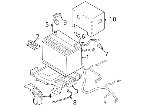 Battery for 2007 Hyundai Tiburon #0