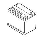 999F8000 - Electrical: Battery for Hyundai: Azera, Santa Fe, Santa Fe Sport, Sonata, Tiburon, XG350 Image