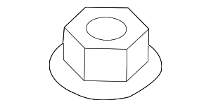 11546379 - Suspension: Tow Hook Nut for GM Image
