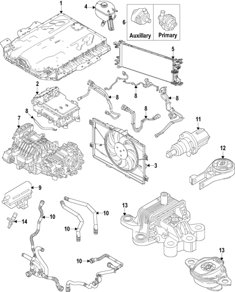 Cooling System for 2024 Fiat 500E #0
