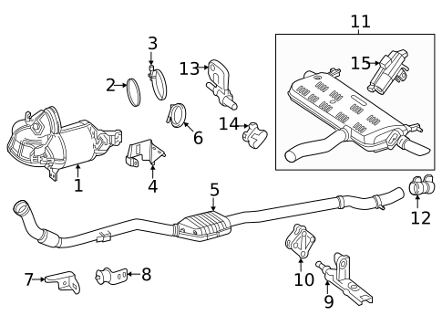 Mufflers for 2024 Mercedes-Benz GLC300 #0