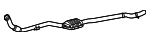 2544904701 - Exhaust: Exhaust Intermediate Pipe for Mercedes-Benz Image