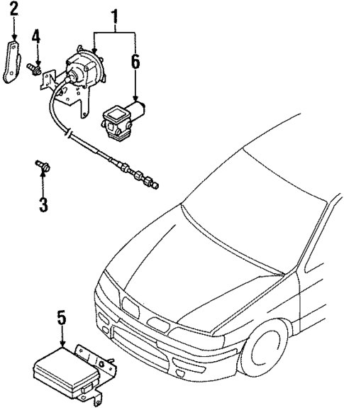 Cruise Control System for 2001 INFINITI G20 #0