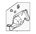 51477360774 - : Cargo Trim Panel for Mini: Cooper Clubman Image