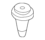 51438189311 - Body: Windshield Pillar Trim Clip for BMW: 318ti, 525i, 528i, 530i, 540i, 745i, 745Li, 750i, 750Li, 760i, 760Li, Alpina B7, M5 Image