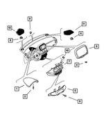 7CF61U00AA - : Hood Bezel for Mopar Image