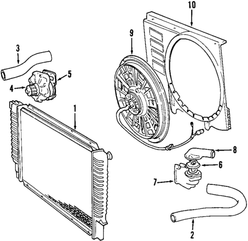 Cooling System for 1998 Volvo V90 #0