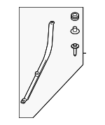 16117354283 - Fuel System: Fuel Tank Strap for BMW: 530i, 530i xDrive, 540d xDrive, 540i, 540i xDrive, 640i xDrive Gran Turismo, 840i, 840i Gran Coupe, 840i xDrive, 840i xDrive Gran Coupe, Alpina B8 Gran Coupe, M5, M550i xDrive, M8, M8 Gran Coupe, M850i xDrive, M850i xDrive Gran Coupe Image